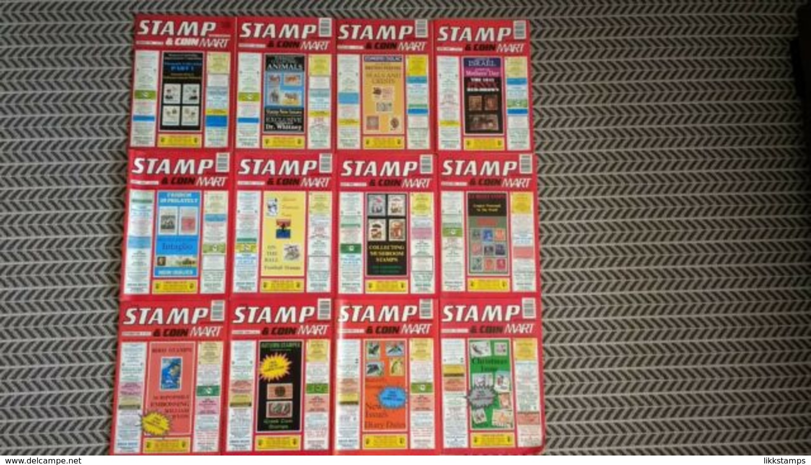 STAMP AND COIN MART MAGAZINE JANUARY 1990 TO DECEMBER 1990 #L0042 - Englisch (ab 1941)