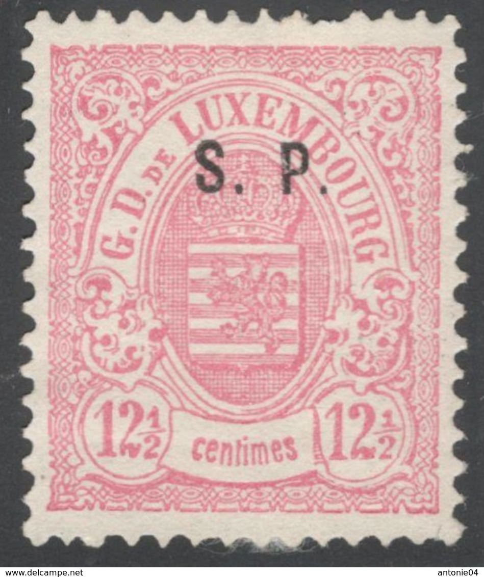 Luxemburg Yvert/Prifix Service40 (*) 1 Dent Courte Mais Très Jolie Piece Signé FSPL Cote EUR 225+ (numéro Du Lot 430OL) - Servizio