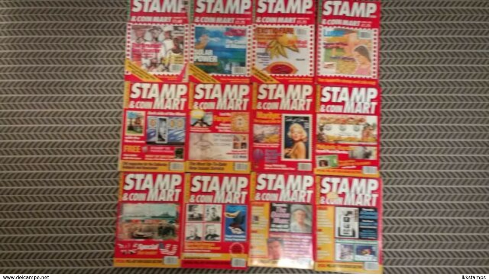 STAMP AND COIN MART MAGAZINE JANUARY 1995 TO DECEMBER 1995 #L0045 - English (from 1941)