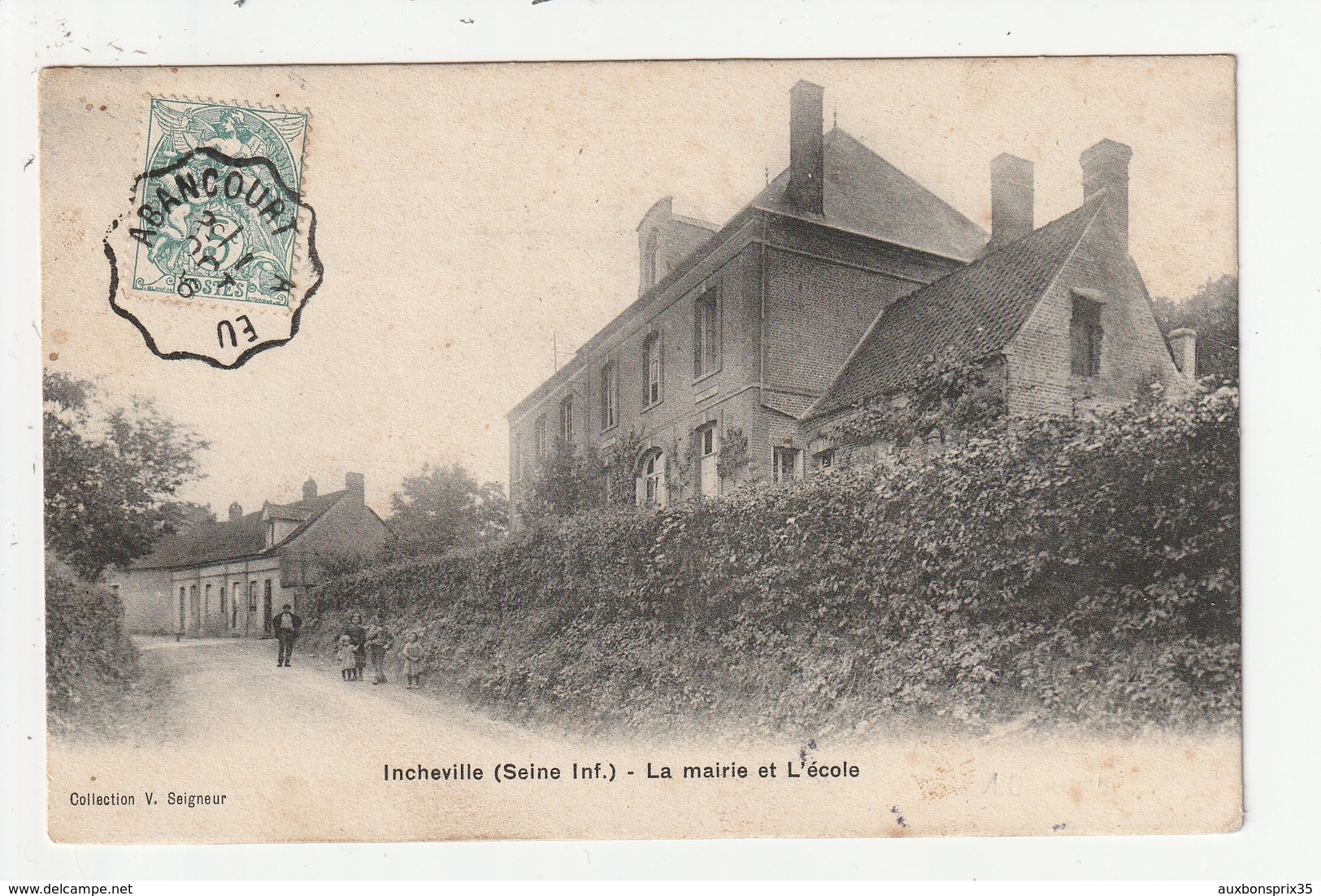 INCHEVILLE - LA MAIRIE ET L'ECOLE - 76 - Other & Unclassified