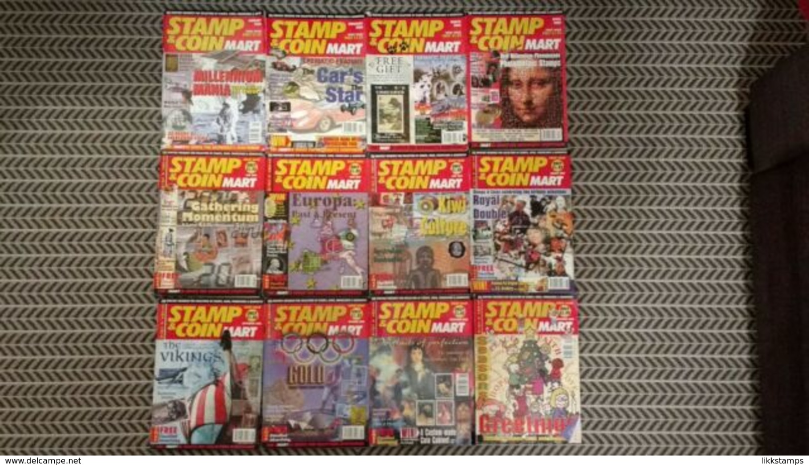 STAMP AND COIN MART MAGAZINE JANUARY 2000 TO DECEMBER 2000 #L0050 - Anglais (àpd. 1941)