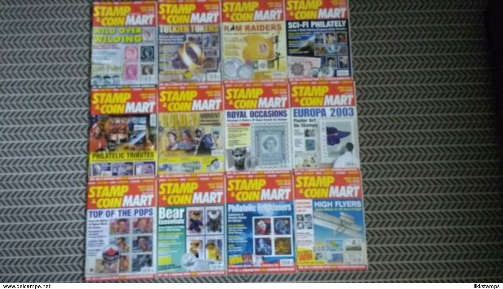 STAMP AND COIN MART MAGAZINE JANUARY 2003 TO DECEMBER 2003 #L0053 - English (from 1941)