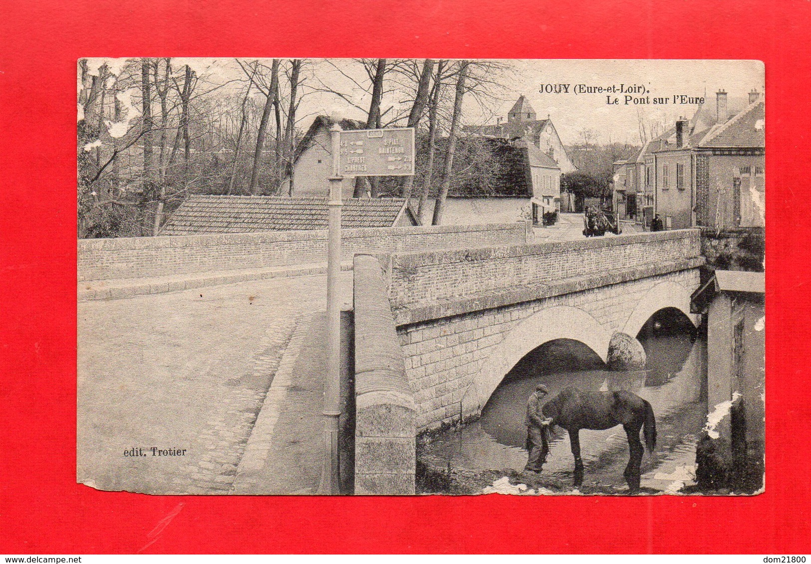 28 - Jouy : Le Pont Sur L'Eure - Jouy