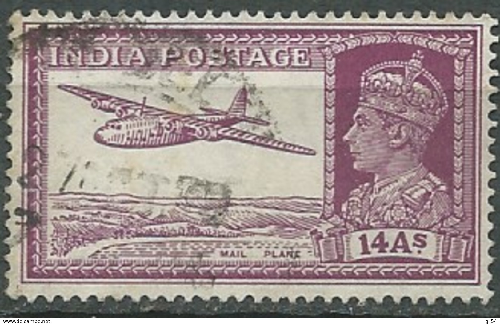 Inde   -   YVERT N°  154 A  Oblitéré       -   Po60743 - 1936-47 Koning George VI