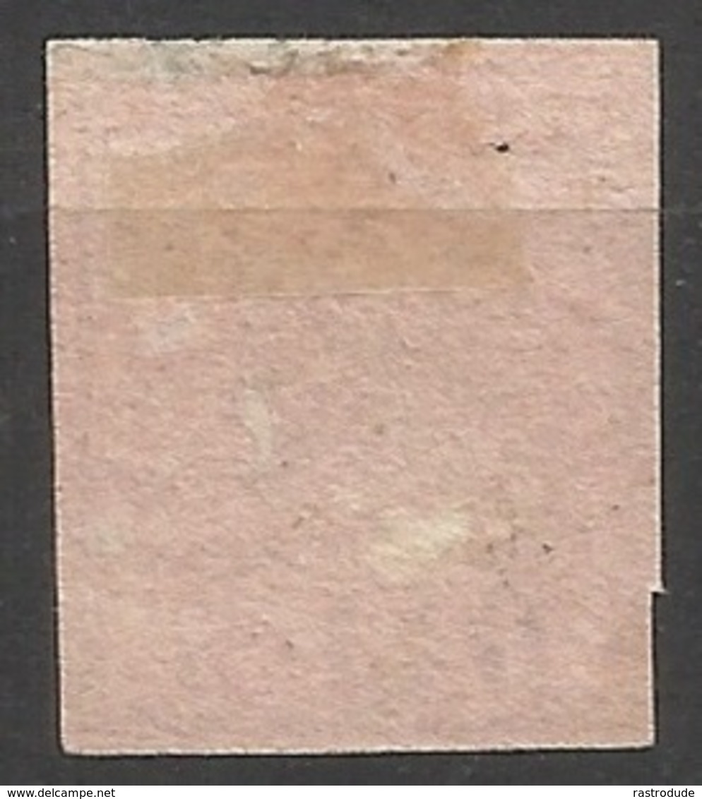 1852 - 5 Baj Stato Pontoficio Rosa Carminio - Sassone 6A (*) - Papal States