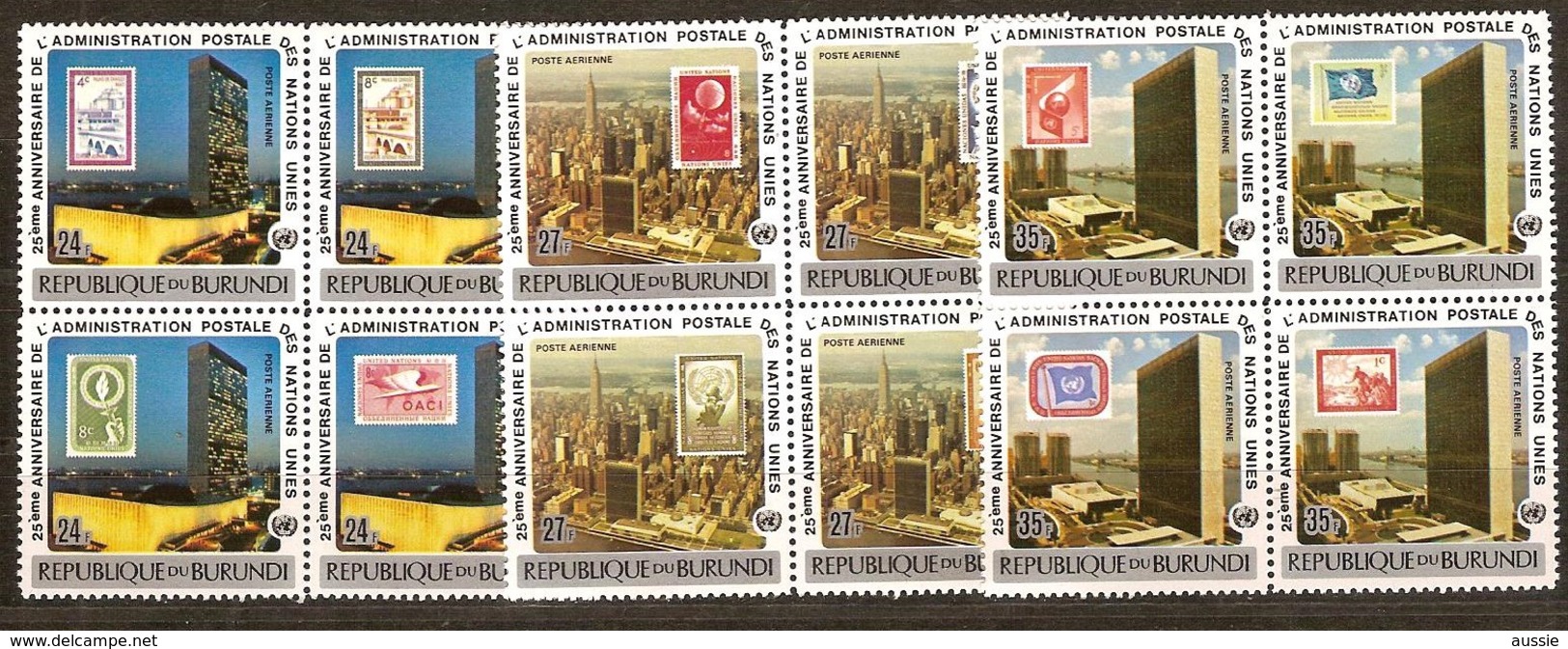 Burundi 1977 OCBnr PA LP 469-480  *** MNH  Cote 22,50 Euro Nations Unis - Neufs