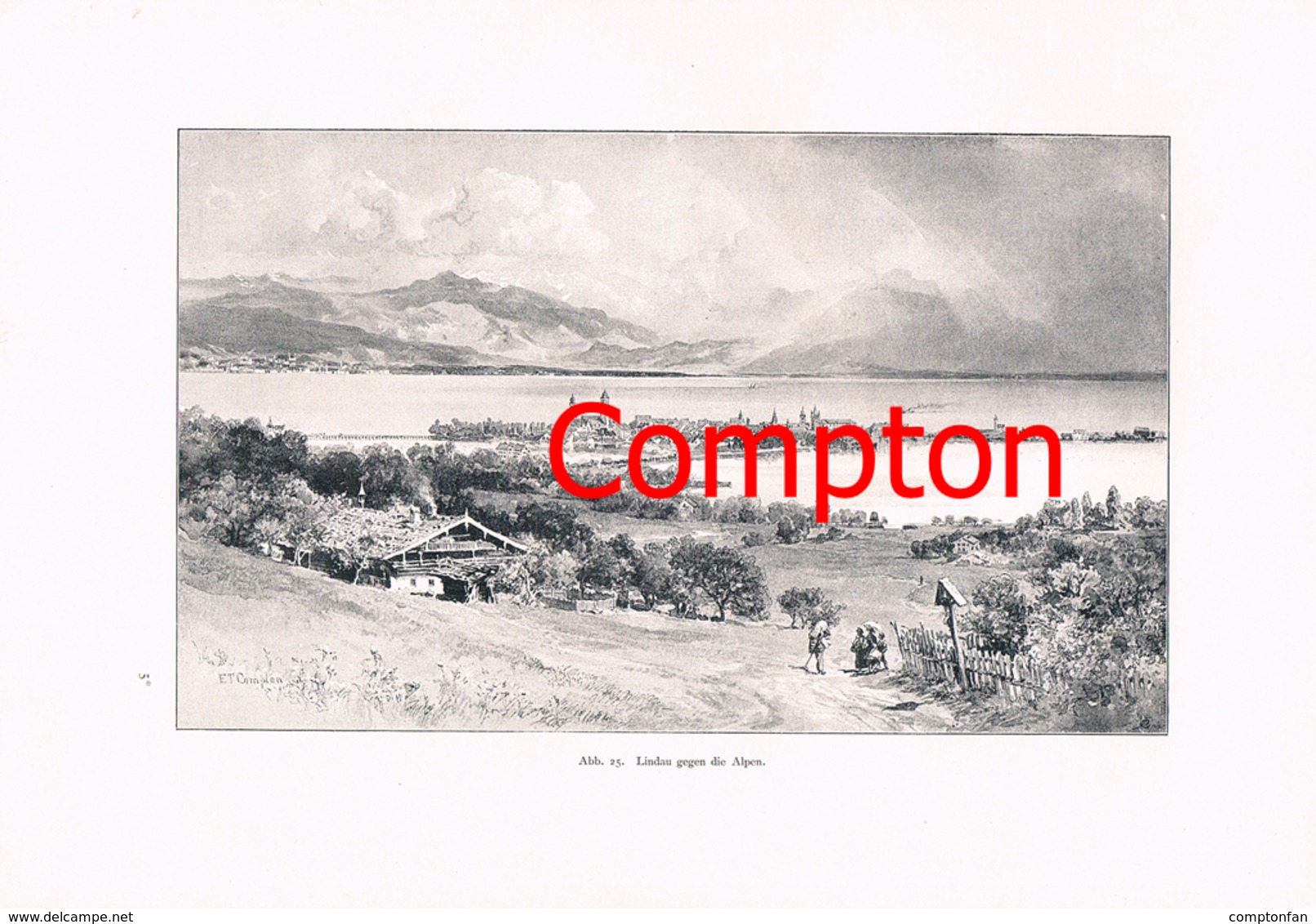 A102 313 - E.T.Compton Paul Hey Bodensee Lindau Artikel Mit 4 Bildern 1896 !! - Other & Unclassified