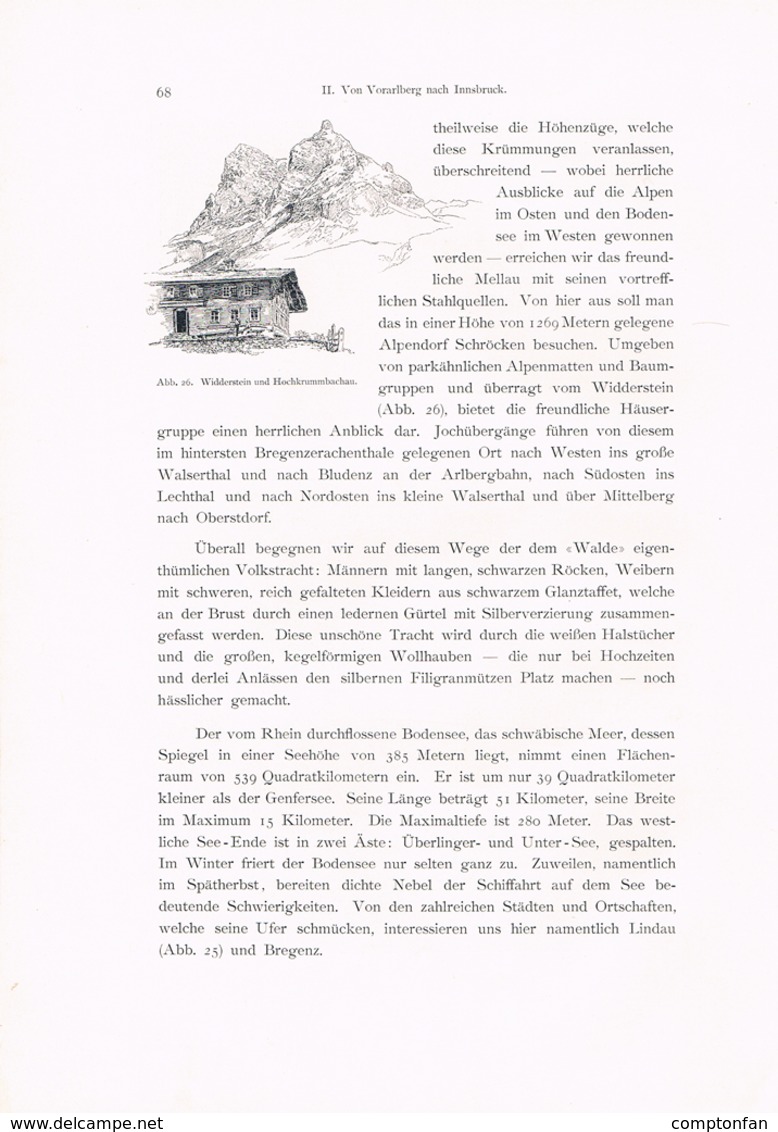 A102 313 - E.T.Compton Paul Hey Bodensee Lindau Artikel Mit 4 Bildern 1896 !! - Other & Unclassified