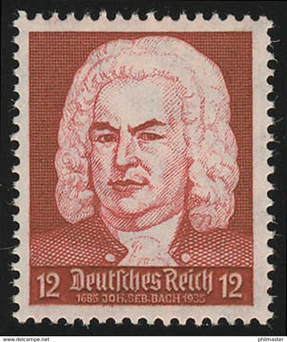 574 Komponisten 12 Pf J. S. Bach ** - Sonstige & Ohne Zuordnung