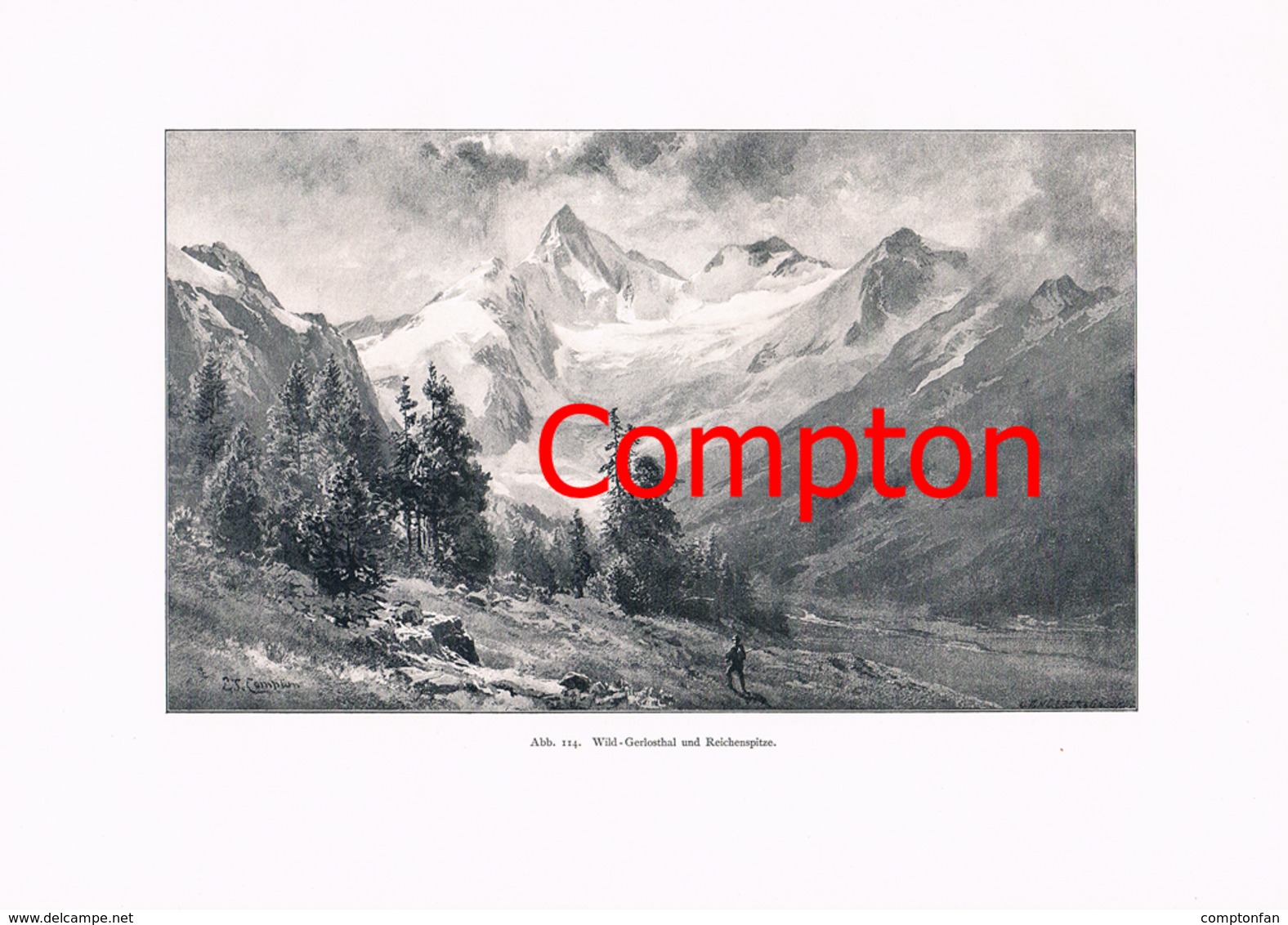 A102 330 - E.T.Compton Paul Hey Zillertal Mairhofen Artikel Mit 11 Bildern 1896 !! - Autres & Non Classés