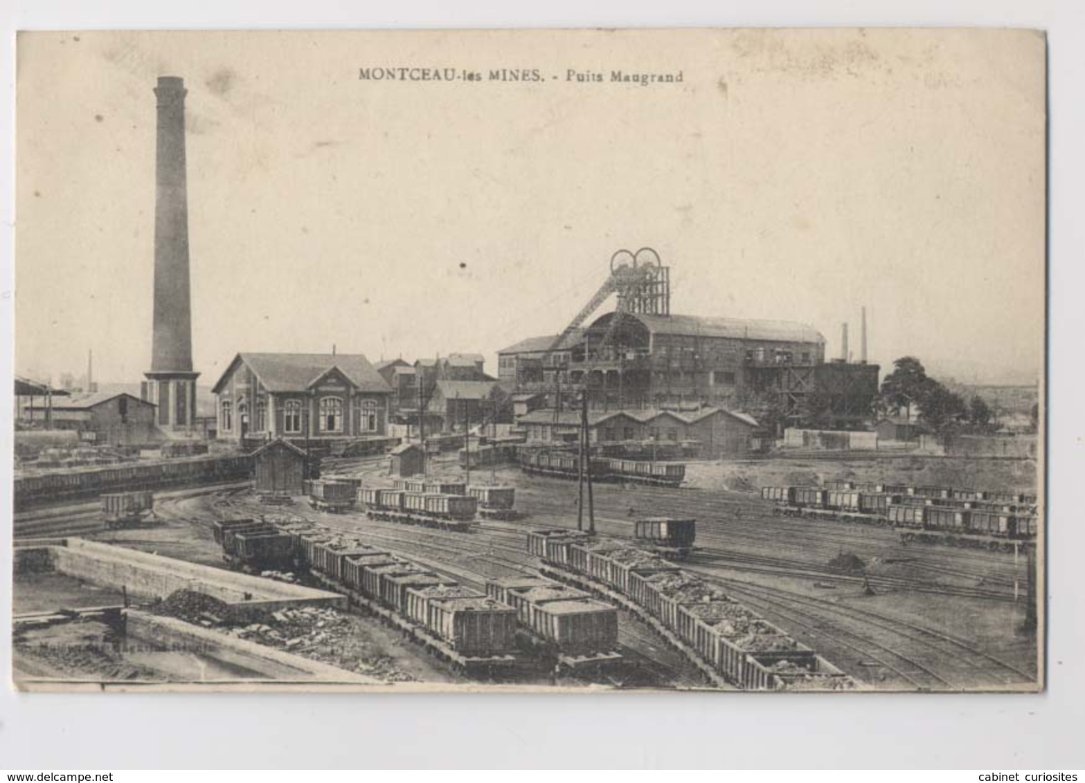 MONTCEAU LES MINES - Puits Maugrand - Mine Et Trains - Mijnen