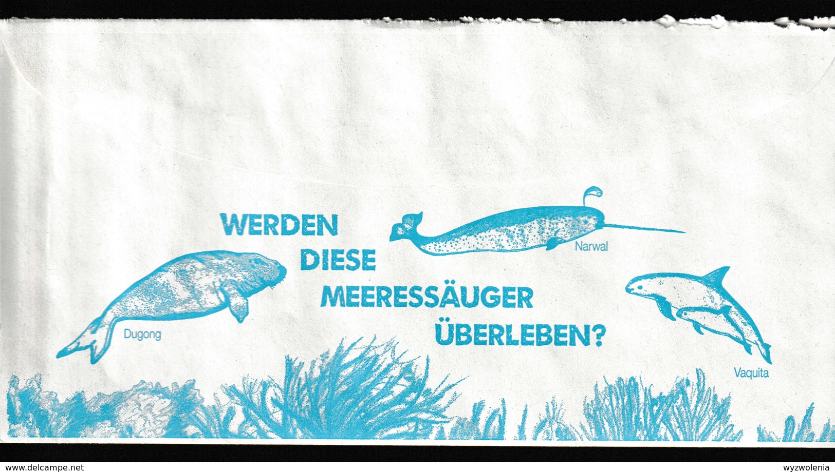 T 448) 2 Belege : Greenpeace - Meer Retten; MWSt Gedre (FRA) - Forelle Fangen - Fishes