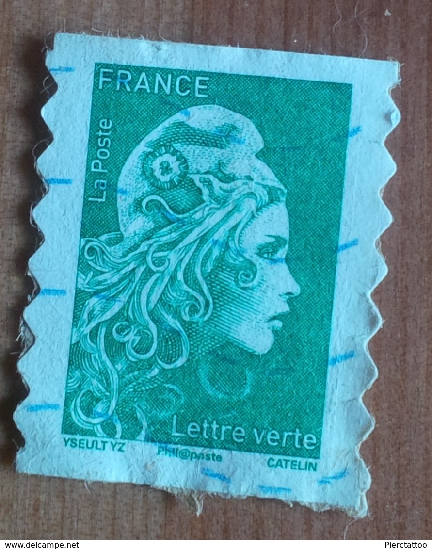 Marianne L'engagée (Lettre Verte) - France - 2018 - YT 1598 -  Oblitéré - 2018-2023 Marianne L'Engagée