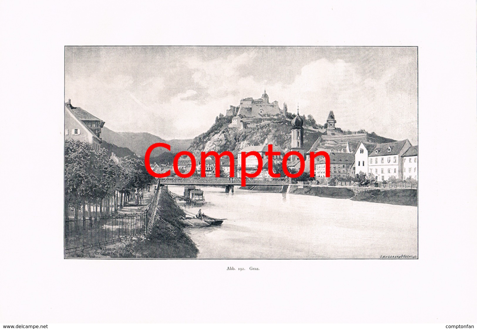 A102 341 - E.T.Compton Graz Eisenerz Admont Schladming Artikel Mit 6 Bildern 1896 !! - Andere & Zonder Classificatie