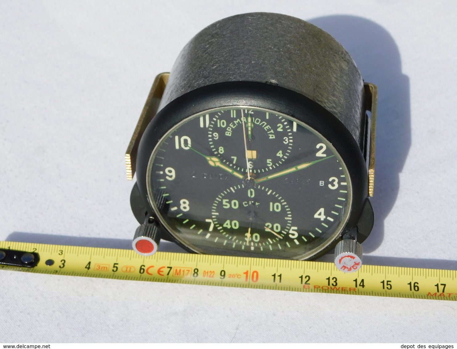 TRES BEAU CHRONOMETRE HORLOGE DE BORD SOVIETIQUE - MIG  - #.2 - Radio's