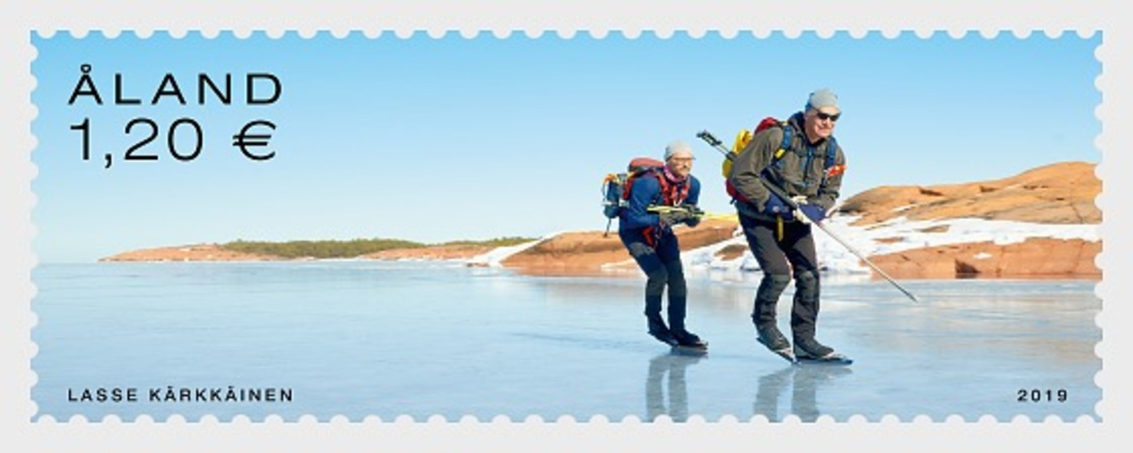 H01 Aland Islands 2019 Nordic Skating  MNH Postfrisch - Ålandinseln