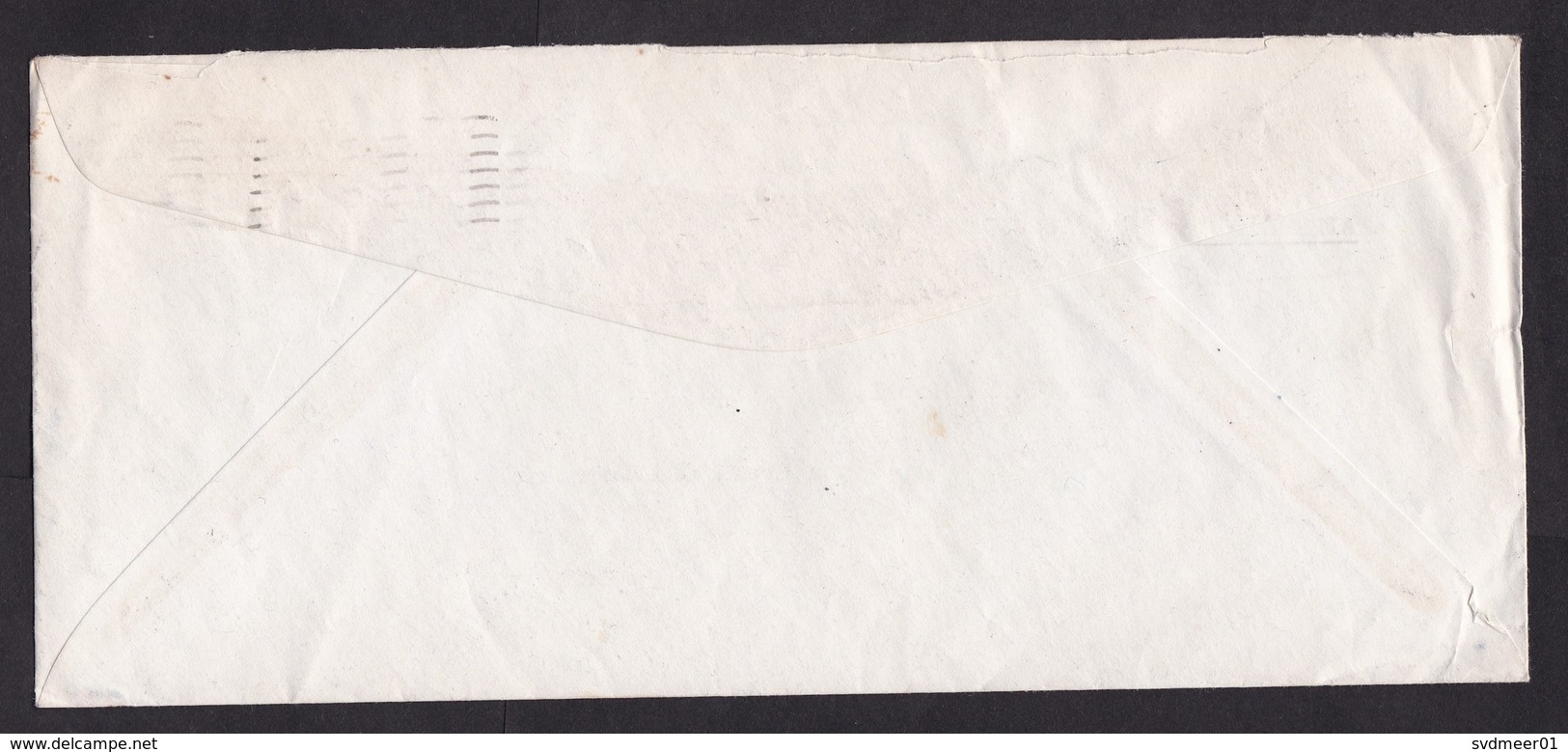 USA: Airmail Cover, 1947, 1 Stamp, Airplane, Air Label (minor Damage) - Brieven En Documenten