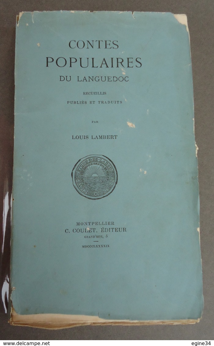 Occitan /Francais - Louis Lambert - Contes Populaires Du Languedoc - 1899 - - Languedoc-Roussillon