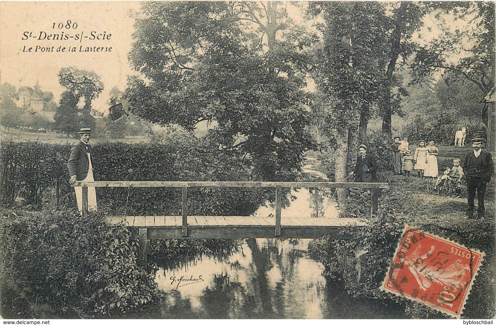 CPA 76 Seine Maritime Inférieure Saint-Denis-sur-Scie Le Pont De La Laiterie St - Autres & Non Classés