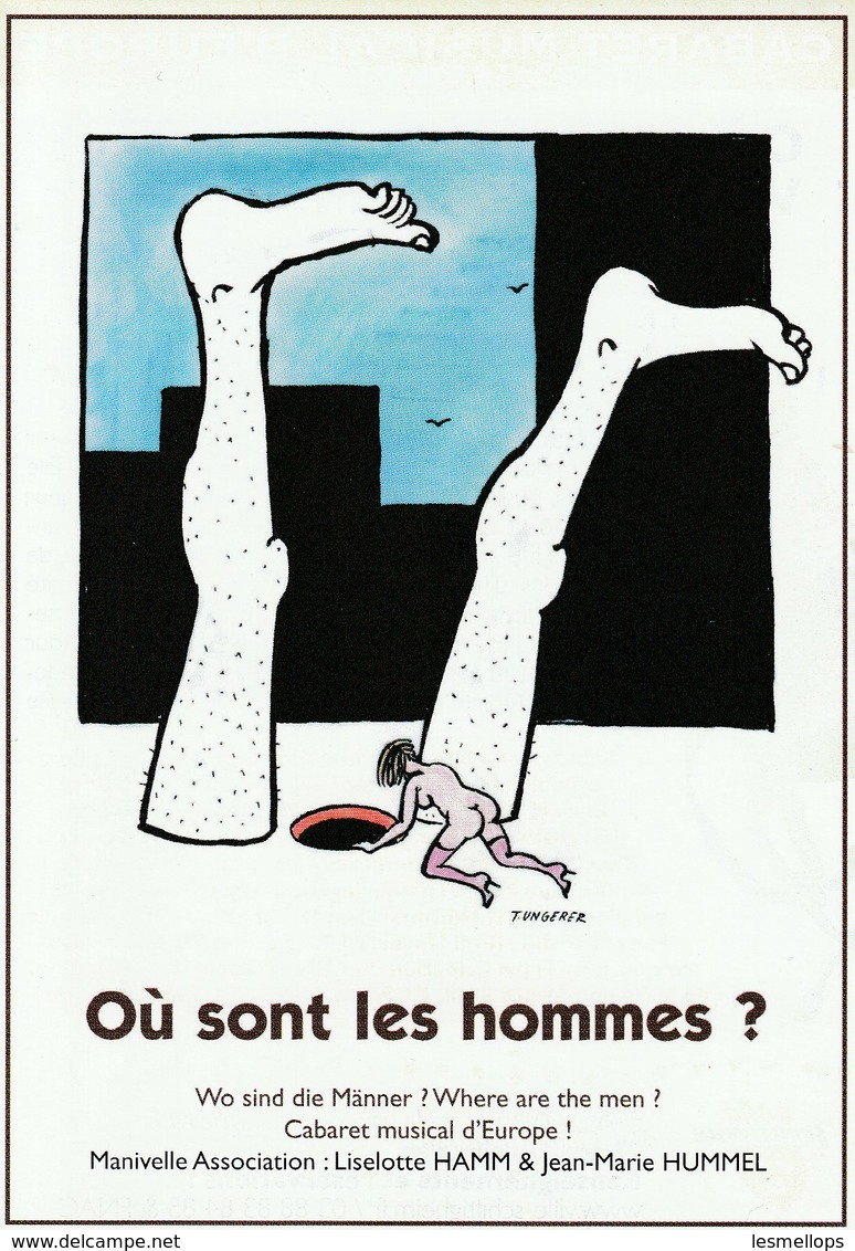 Carton Tomi Ungerer Où Sont Les Hommes 2006 - Autres & Non Classés