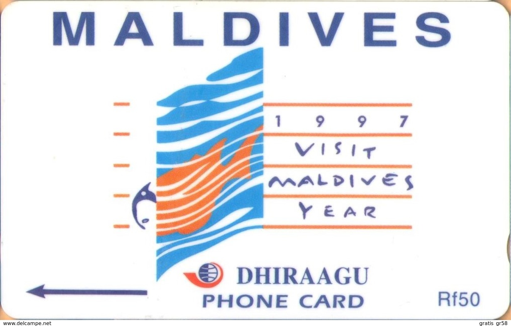 Maldives - GPT, Visit Maldives 1997, Advertisement, 164MLDD, 2/00, Used - Maldive