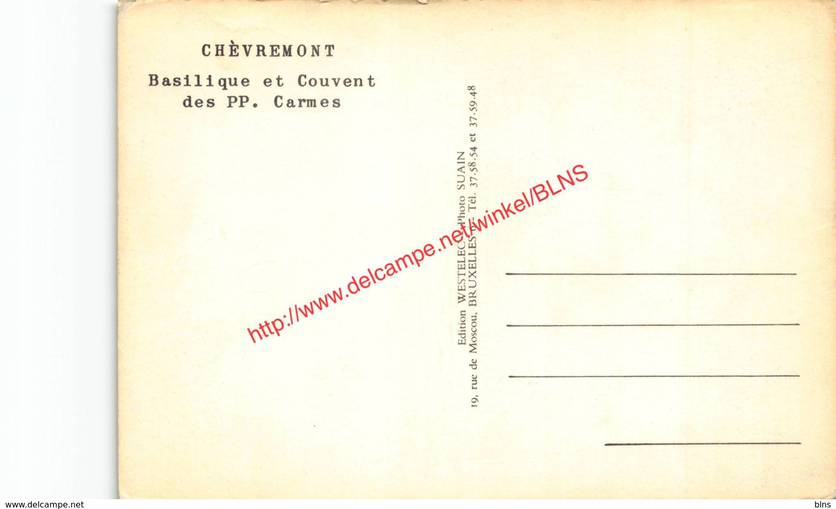 Basilique Et Couvent Des PP. Carmes - Chèvremont - Chaudfontaine