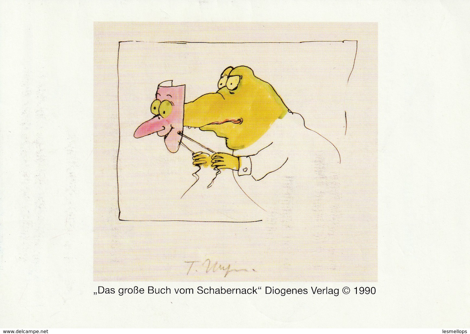 Carte Invitation Tomi Ungerer 1997 CI - Autres & Non Classés