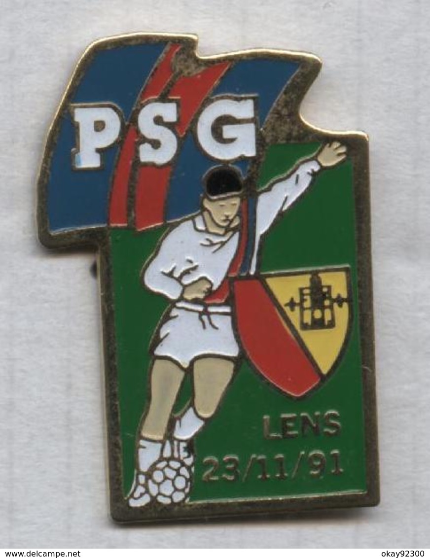 Pin's Football RC Lens PSG Paris 23 Novembre 1991 - Football