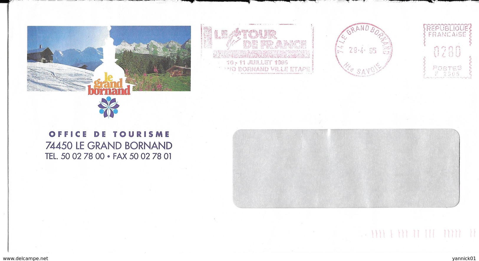 TOUR DE FRANCE CYCLISME - VELO - GRAND BORNAND HAUTE SAVOIE - 1995 - EMA - Cyclisme