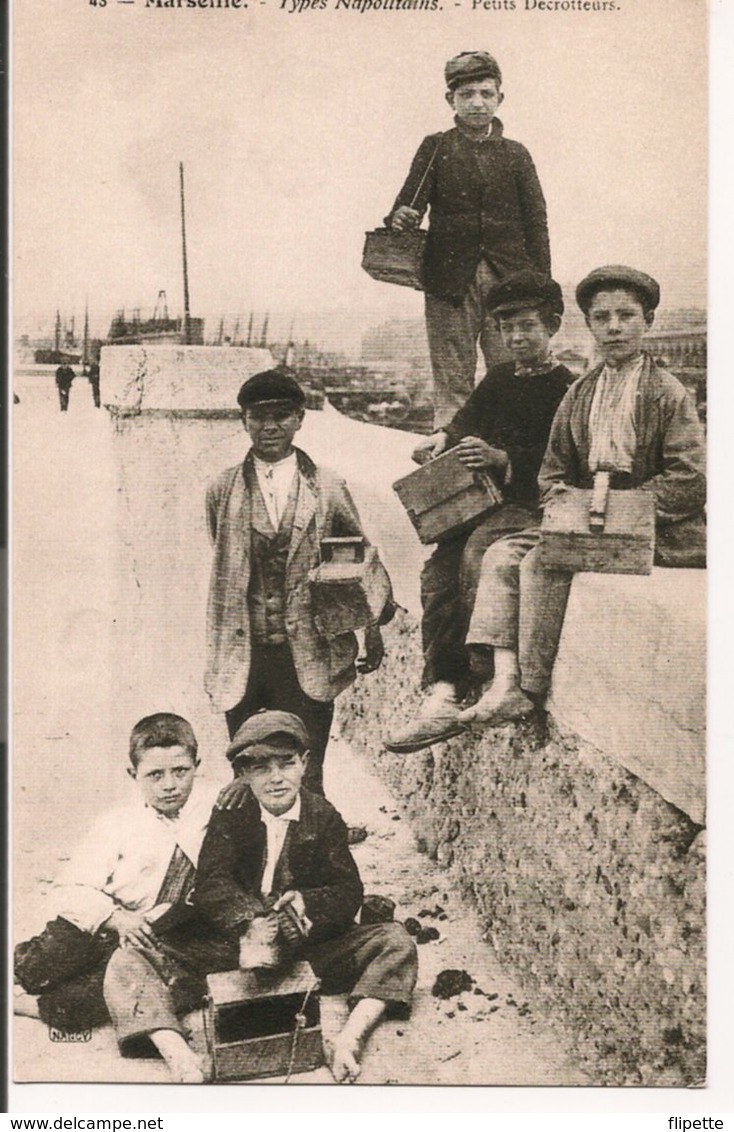 L200A687 - Vieux Marseille - Types Napolitains - Petits Décrotteurs - - Non Classificati