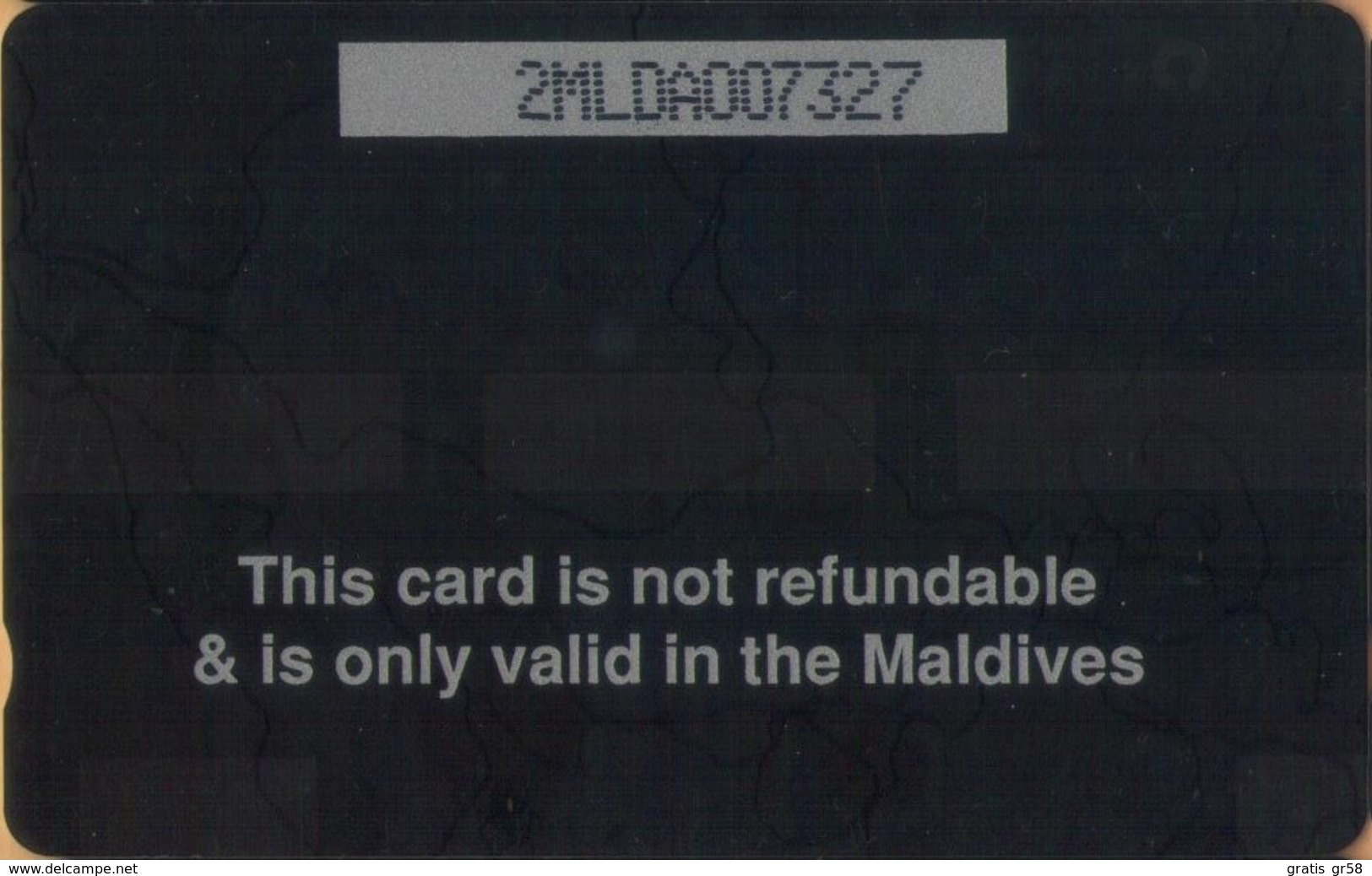 Maldives - GPT, Coconut Palms, Maldives, Beaches, 2MLDA, 5,000ex, 2000, Mint - Maldiven