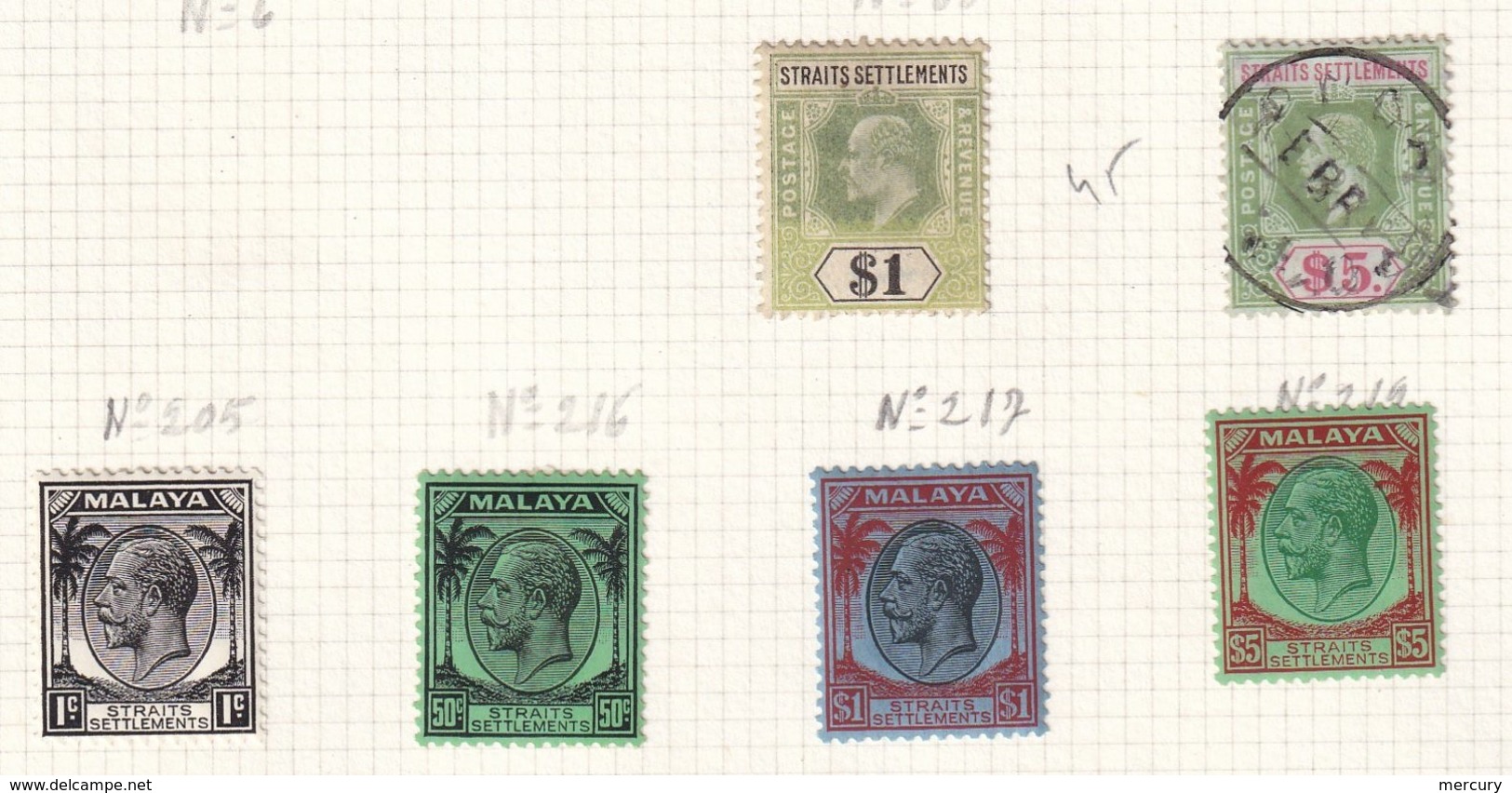 MALAISIE- Bon Lot Entre 1883 Et 1932 - 5 Scans - Other & Unclassified