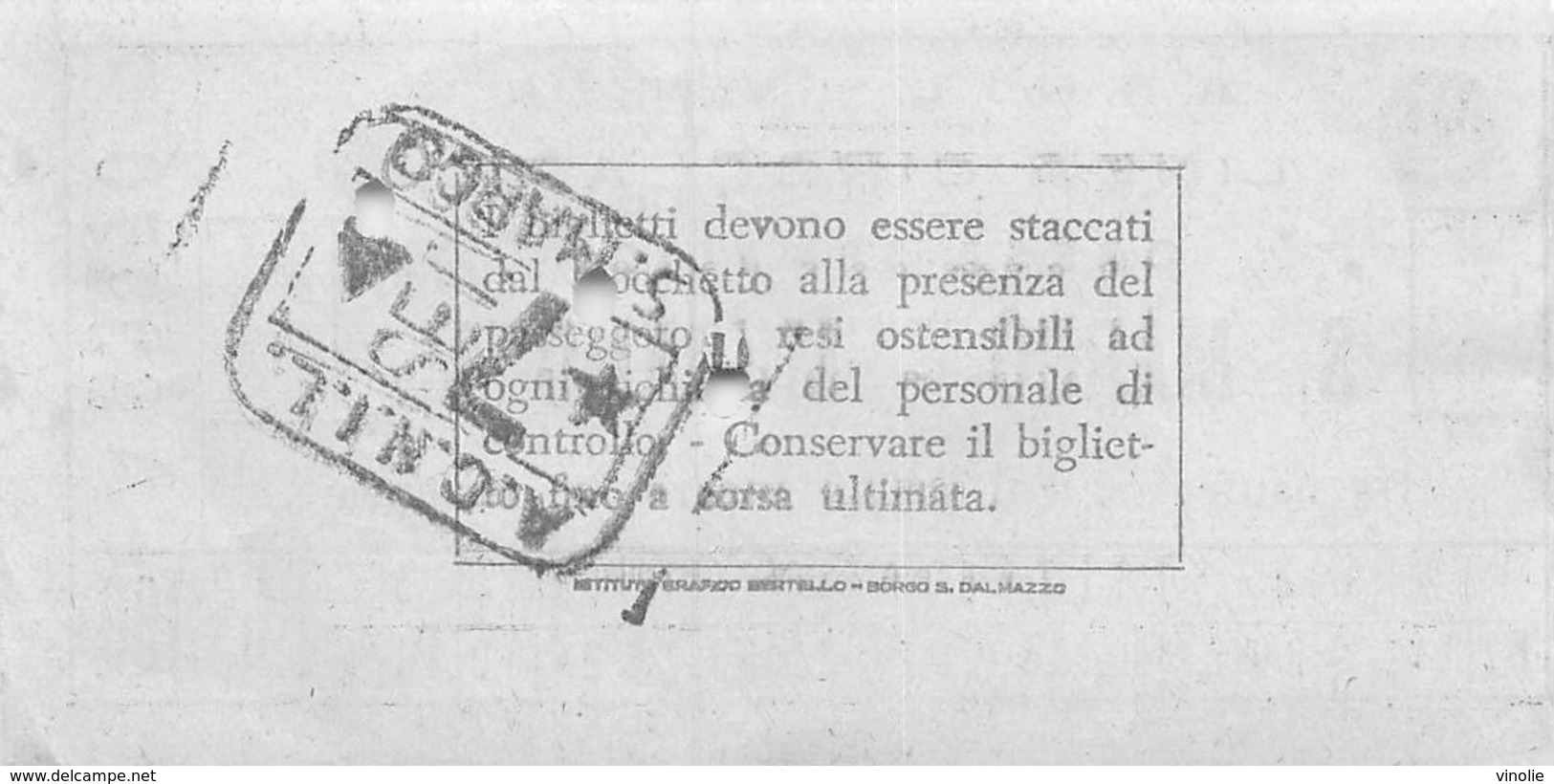 PIE-JmT-19-1661 :  LINEA CIRCOLARE. VENEZIA S. MARCO MURANO   ITALIE. ITALIA. - Autres & Non Classés