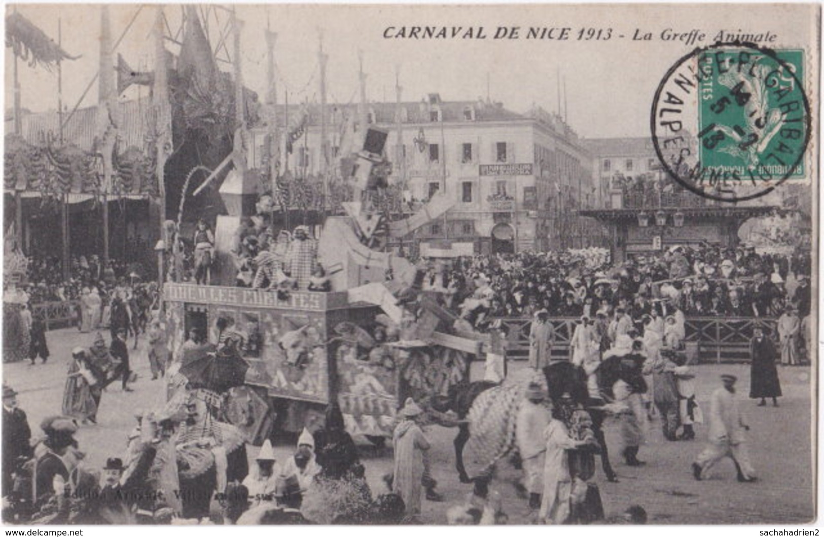 06. CARNAVAL DE NICE 1913. La Greffe Animale - Carnaval