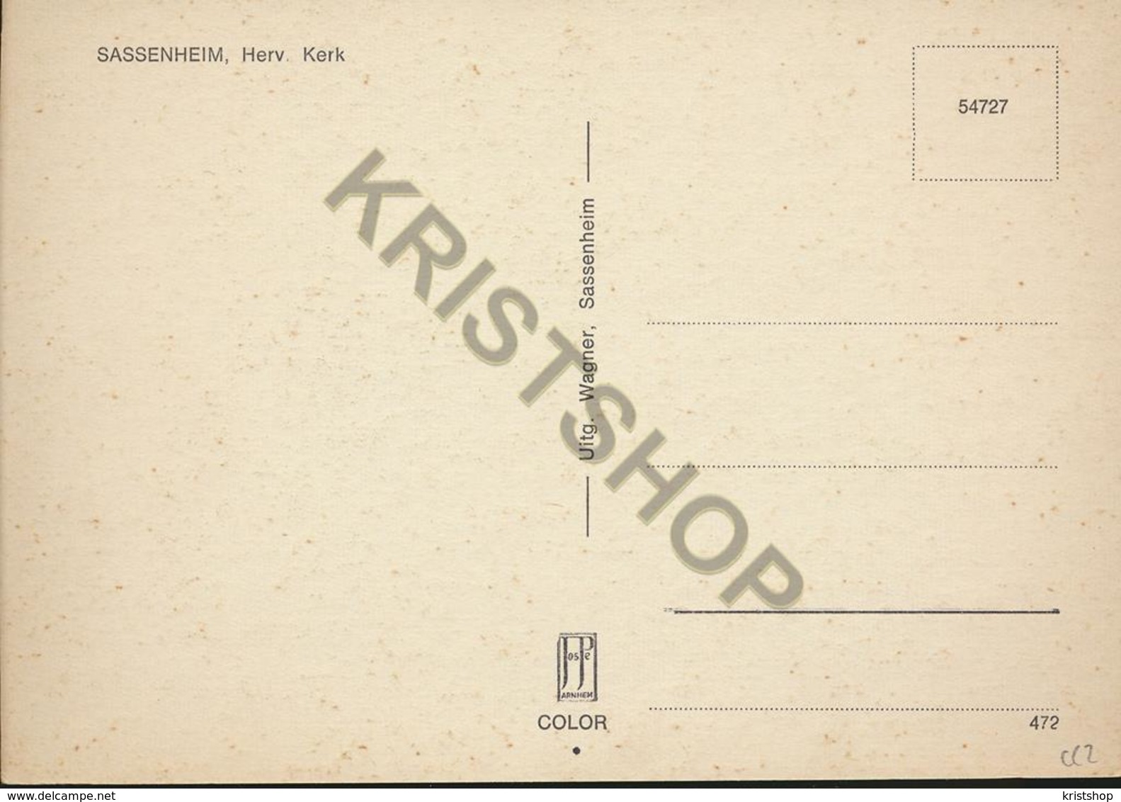 Sassenheim - Ned. Herv. Kerk [AA37 4.702 - Andere & Zonder Classificatie