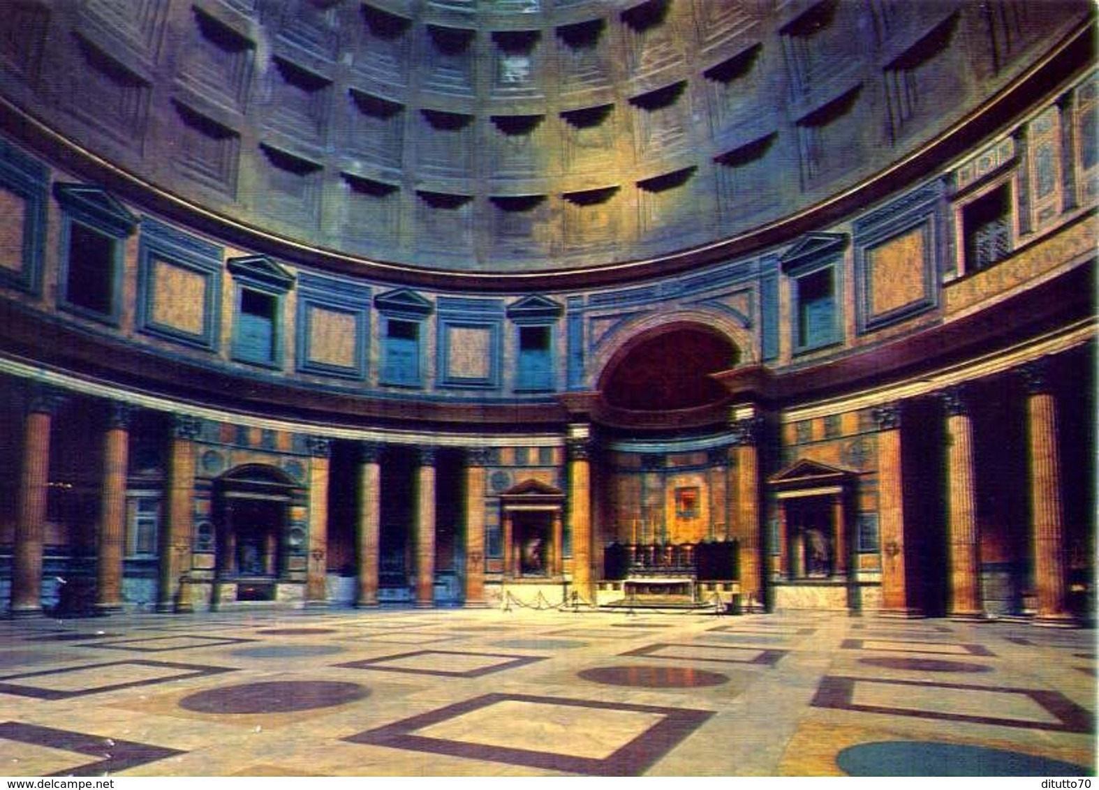 Roma - Interno Del Pantheon - 93 - Formato Grande Non  Viaggiata – E 10 - Panthéon