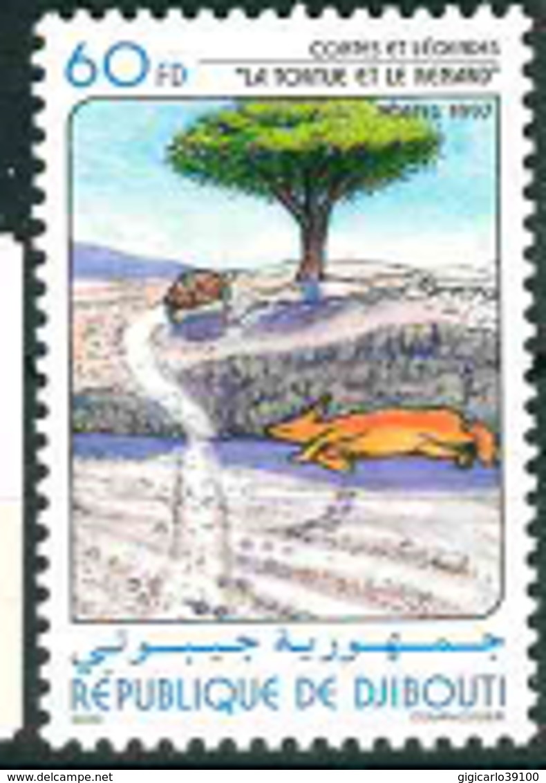 DJIBOUTI FOX TURTLES MNH** - Djibouti (1977-...)