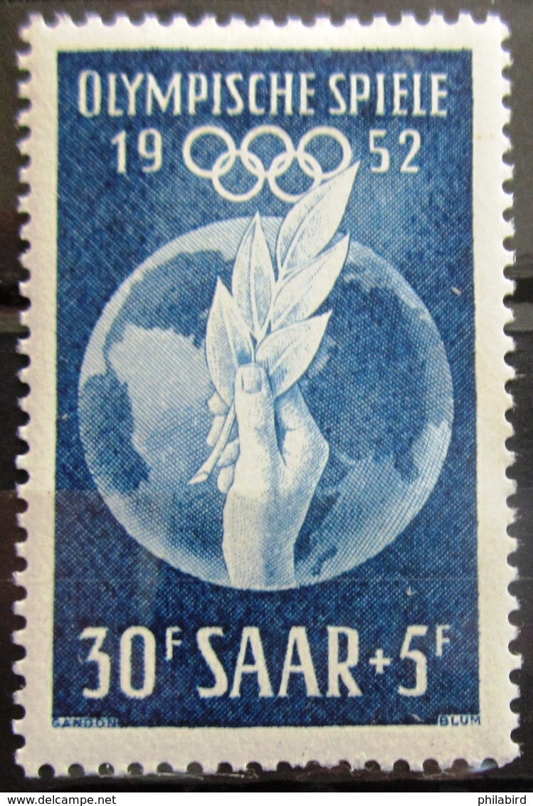 SARRE               N° 302                 NEUF* - Unused Stamps