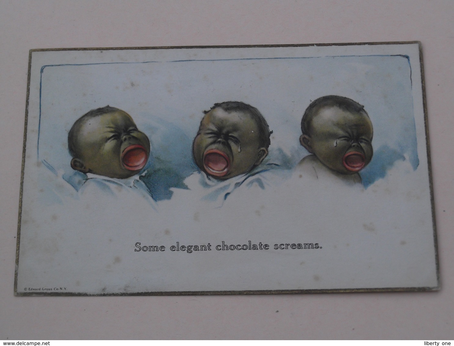 Some ELEGANT Chocolate SCREAMS ( Comic N° 65 - Smile Messengers ) Anno 1924 Galesburg ILL USA ( See Zie/voir Photo ) ! - Humour
