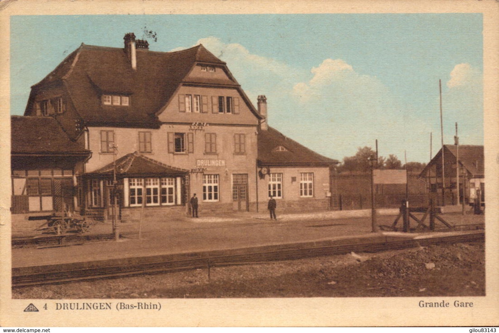 Bas Rhin, Drulingen, Grande Gare      (bon Etat) - Drulingen