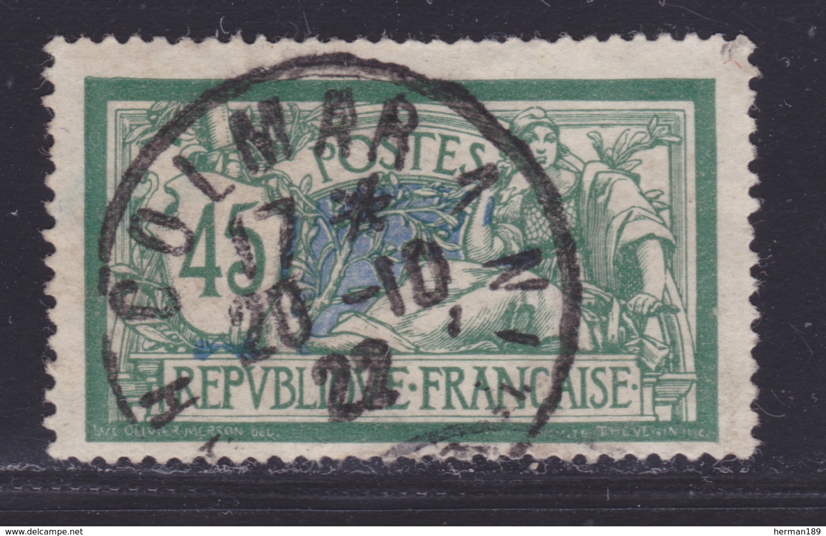 FRANCE N°  143 ° Oblitéré, Used, B/TB (L1216) Type Merson - 1907 - 1900-27 Merson