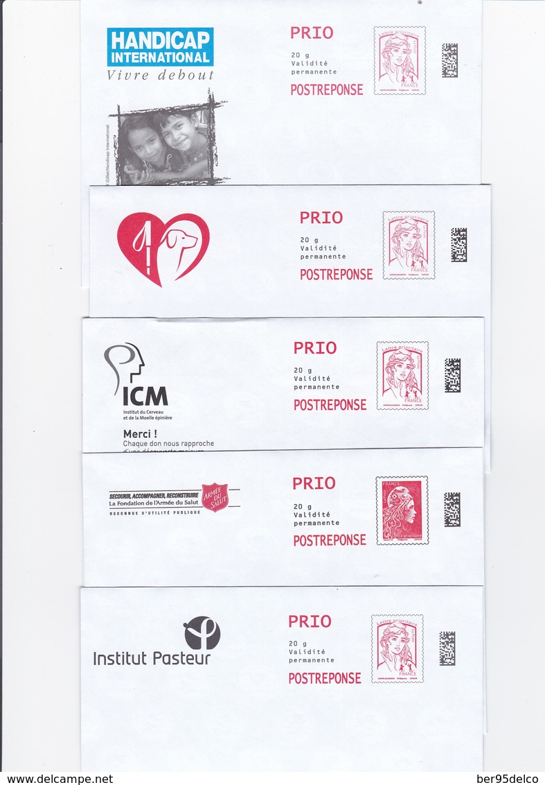 LOT DE 15 P.A.P. IDENTIFIANTS DIFFERENTS . VOIR 3 SCANS - PAP : Altri (1995-...)