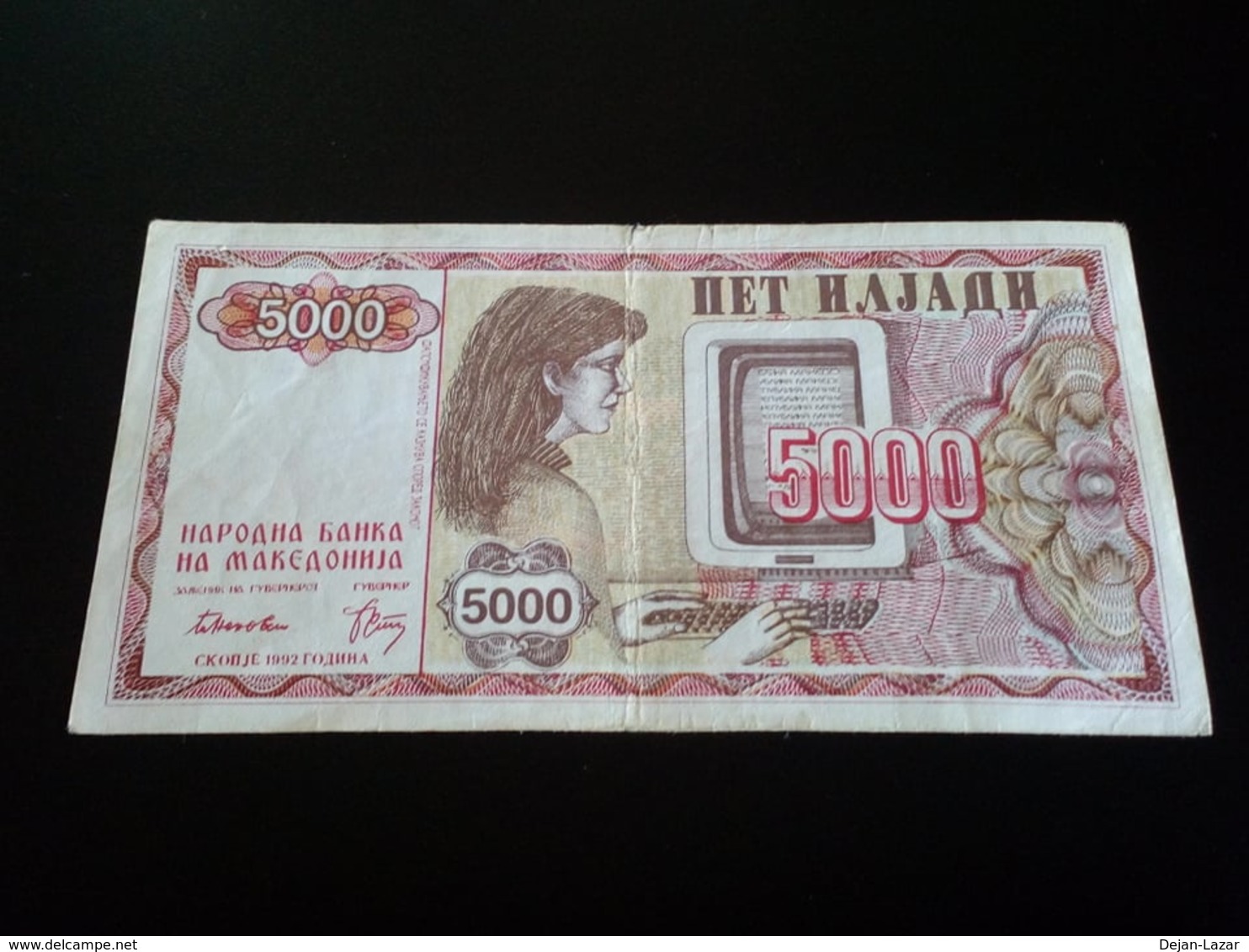 Macedonia 5000 Denari 1992 - North Macedonia