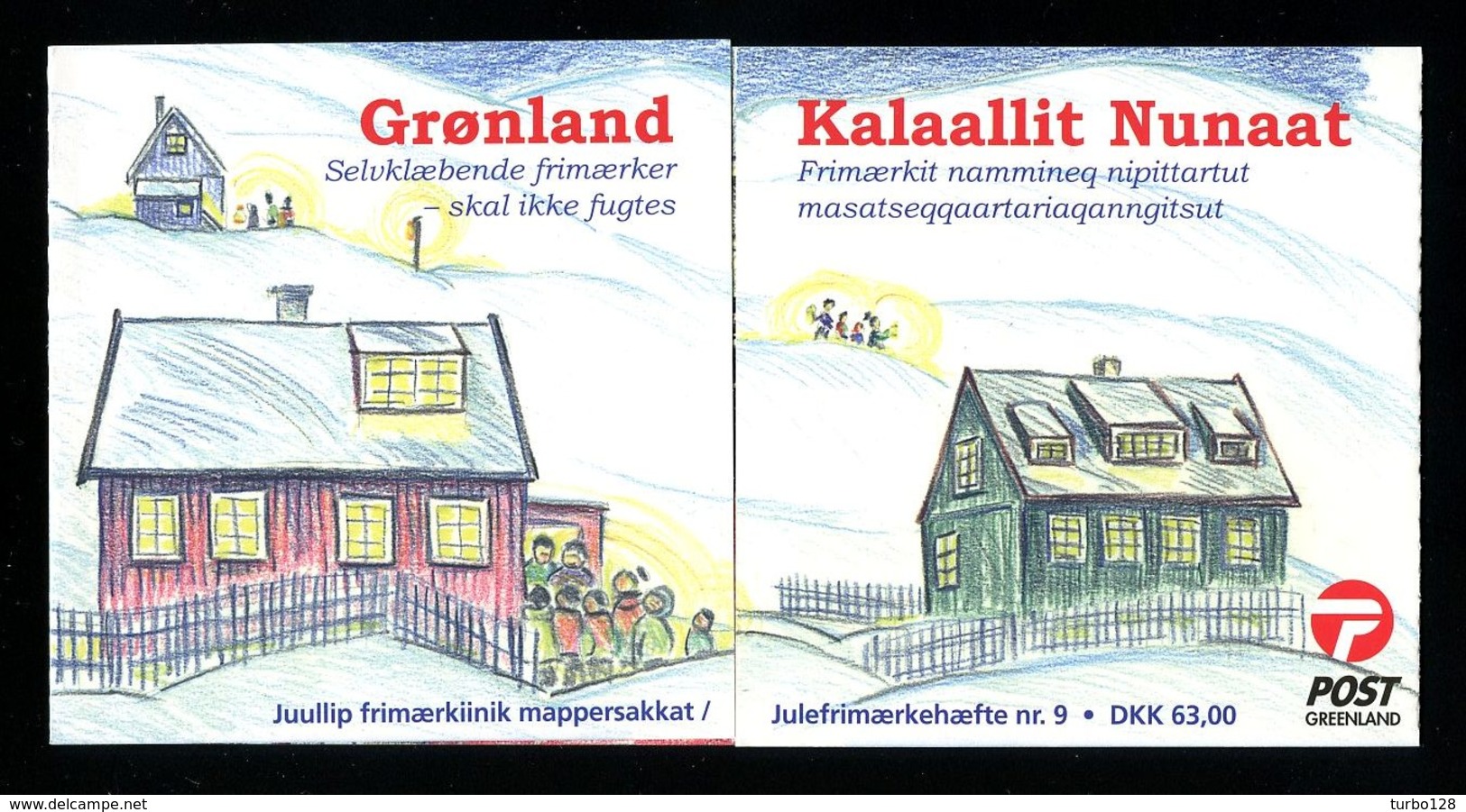 GROENLAND 2004 Carnet  N° C408 ( 408/409 ) Complet ** Neuf MNH Superbe C 25,20 € Noël Christmas Enfants Children - Booklets