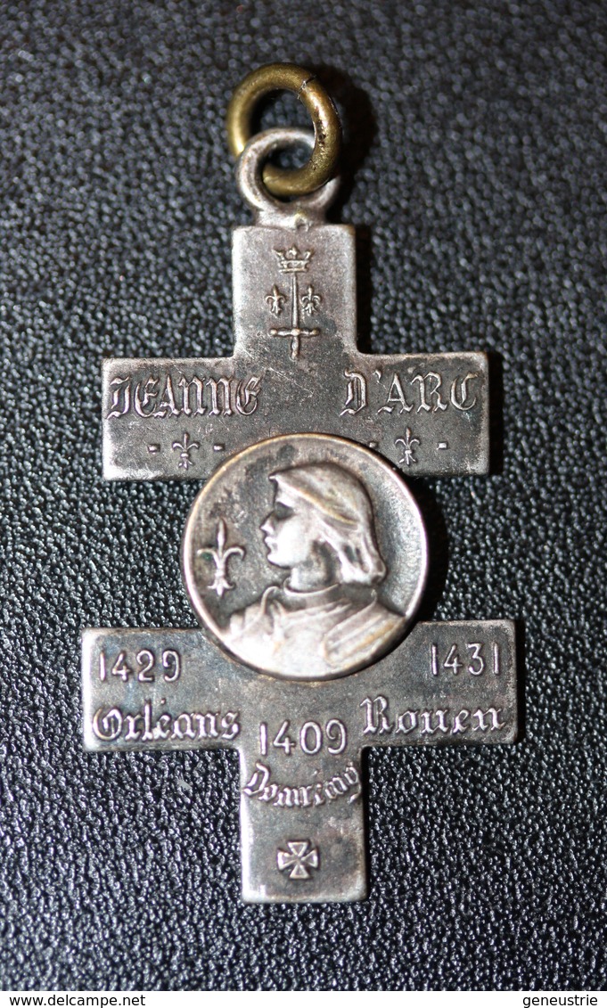 WWI - Médaille Porte-bonheur "Jeanne D'Arc / Croix De Lorraine" WW1 - 1914-18