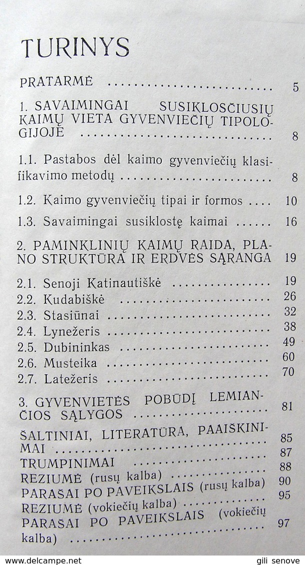 Lithuanian book / Savaimingai susiklostę kaimai Album 1988