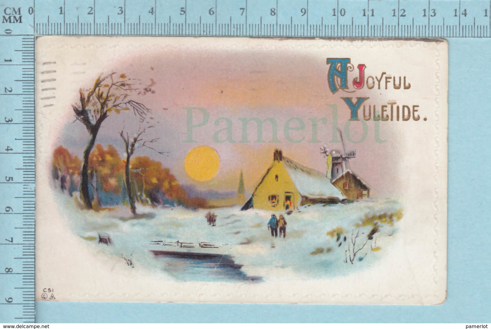 Carte Postale CPA - Yuletimes - Used Voyagé En 1913, By J. Marks N.Y. + CND Timbre, Send To Dixville Quebec - Autres & Non Classés