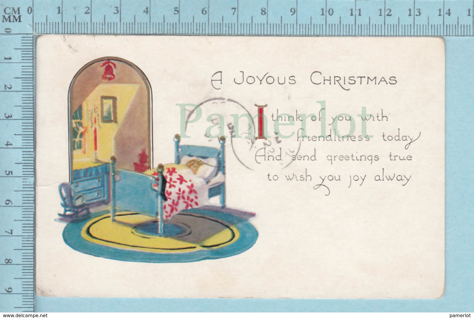 Carte Postale CPA - Joyous Christmas- Used Voyagé En1931, + CND Timbre, Send To South Durham Quebec - Autres & Non Classés