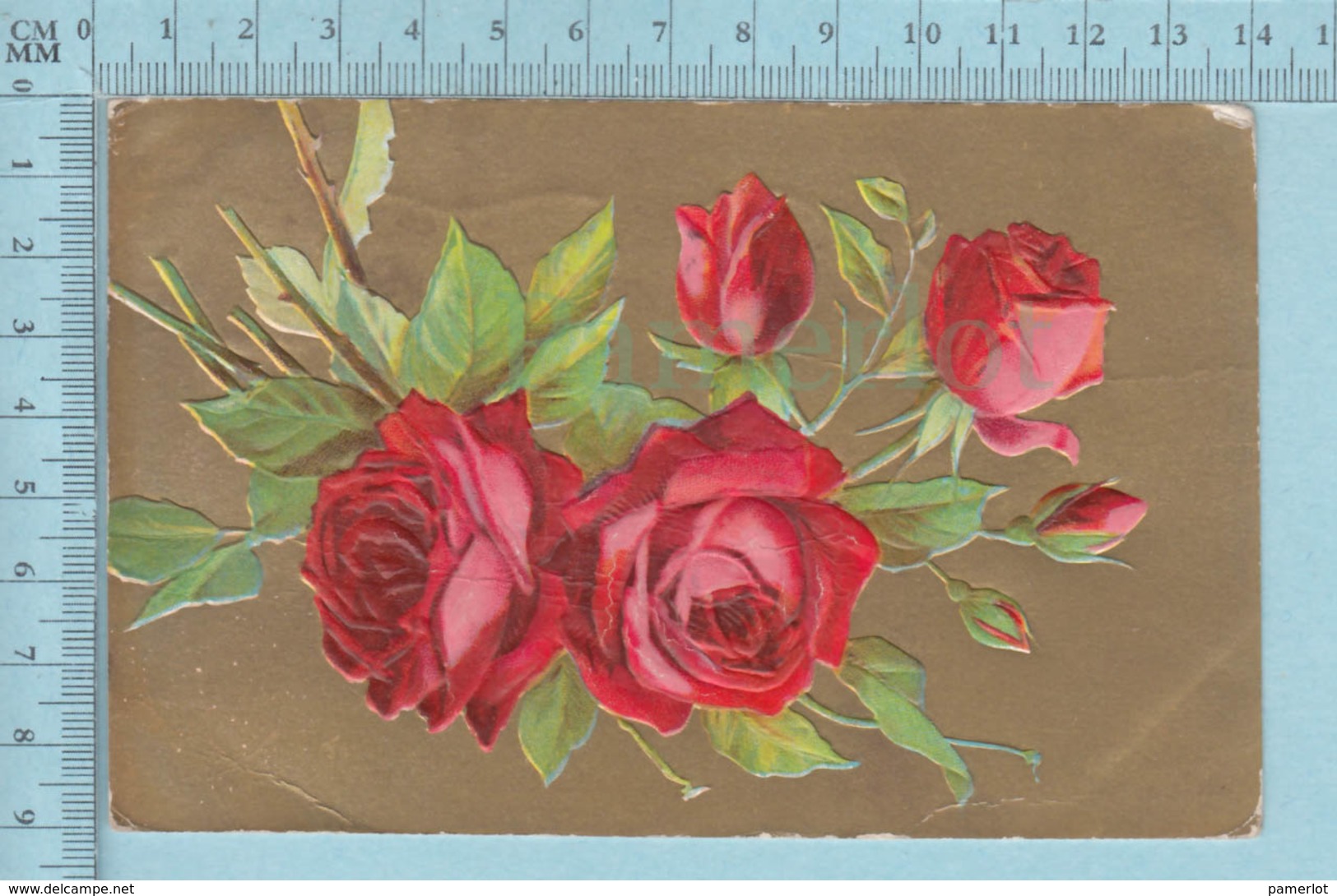 Carte Postale CPA - Roses - Used Voyagé En 1911  + CND Timbre, Send To Parry Sound Ont. - Autres & Non Classés