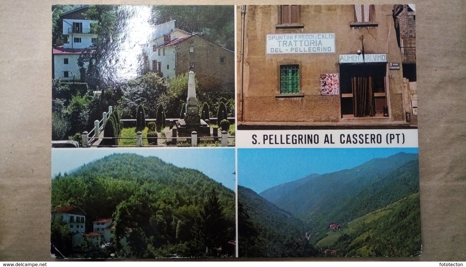 San Pellegrino Al Cassero (Prato) - Vedute, Vedutine - "Trattoria, Alimentari Del Pellegrino" - Viaggiata - Prato